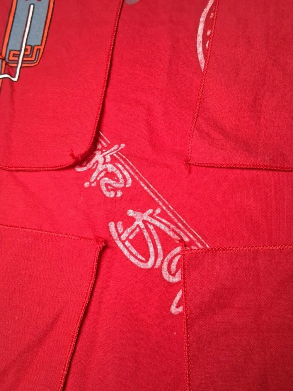 Sturgis Black Hills Rally Bandana Harley Davidson Motorcycles Red Biker 53rd '93